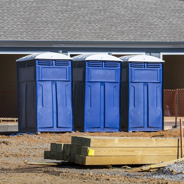 is there a specific order in which to place multiple portable restrooms in La Puente